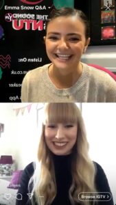 Head of Programming Daisy Smith interviews one of Fly Live's alumni Emma Snow!